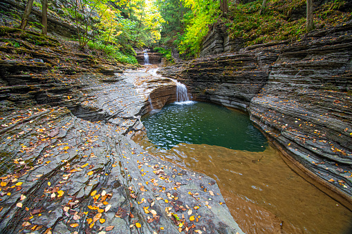 Buttermilk Falls State Park, Ithaca NY - Waterfall