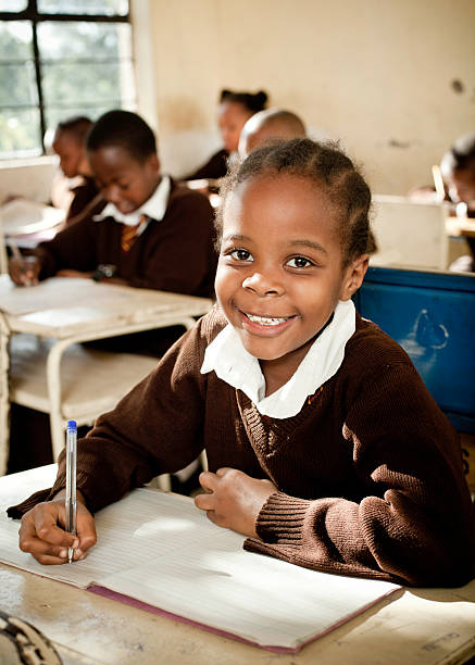 istock African Schoolgirl in Class 182068674
