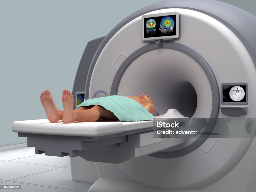 Imagerie (MRI) Scanner à résonance magnétique - Photo de Aimant libre de droits