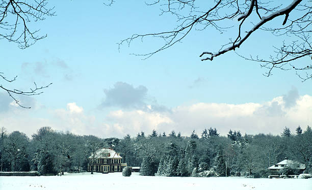 istock Winterlandscape like a painting 182069836