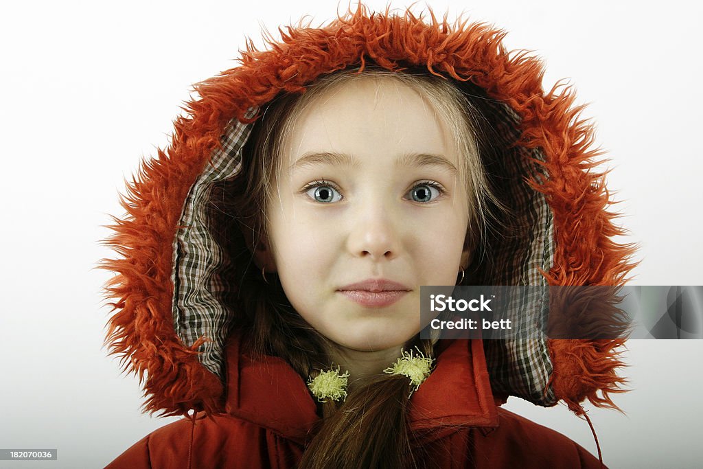 Vermelho, Inverno Menina - Royalty-free Alegria Foto de stock