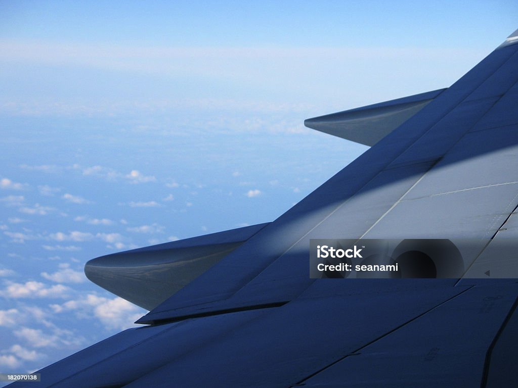 Jato asa 2 - Foto de stock de Asa de aeronave royalty-free