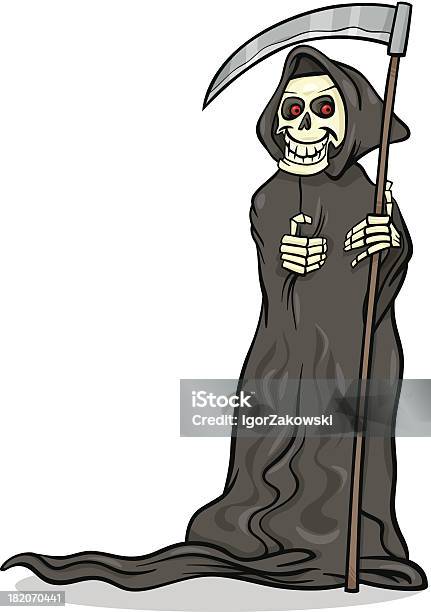 死亡スケルトン漫画イラスト - 死神のベクターアート素材や画像を多数ご用意 - 死神, 草刈り鎌, イラストレーション