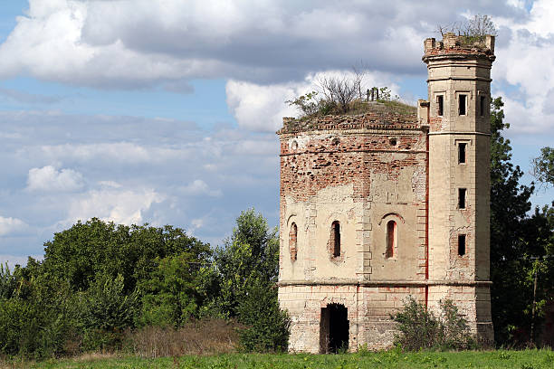 istock old tower eastern Europe Serbia 182072672