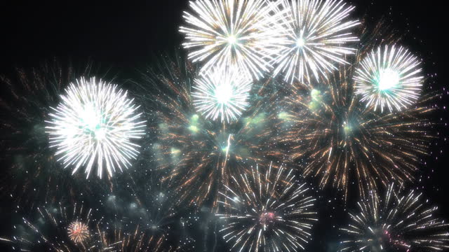 Firework Display, New Year, City, Celebration, Illuminated