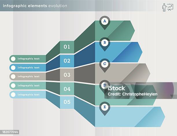 Infographic Example Evolution Infographics Elements Evolution Series Illustration Stock Illustration ...
