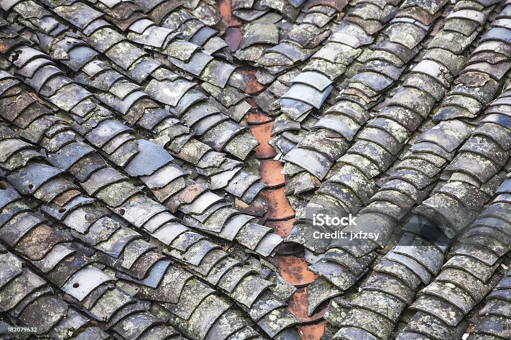 Vieilli sur le toit - Photo de Antique libre de droits