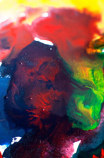 istock Oil textured paint very colorful 182079858