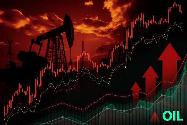istock Oil Extraction and Market Profit Visualization 1820803743