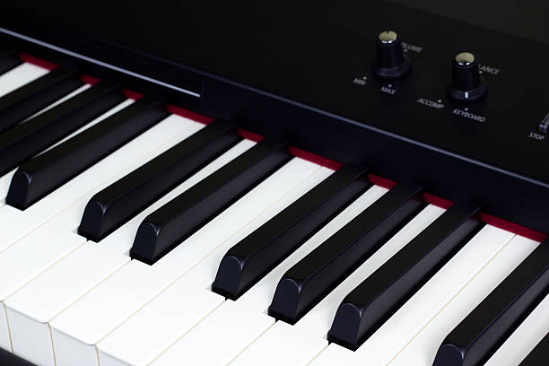 istock Side view of piano keys 182085239
