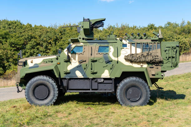 istock Gidran modern military camouflage 4x4 MRAP 1820862586