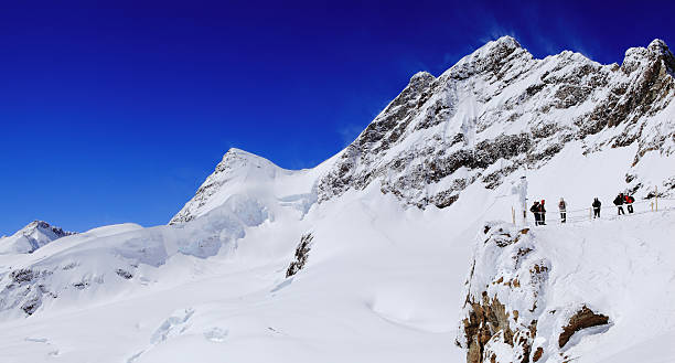 istock Alpine Alps mountain landscape at Jungfraujoch 182088876