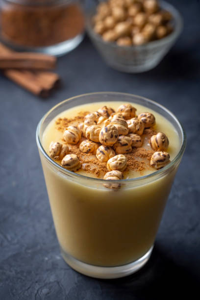 istock Boza or Bosa, traditional Turkish drink with roasted chickpea 1820934883