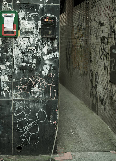 istock Grafitti by alleyway 182094561