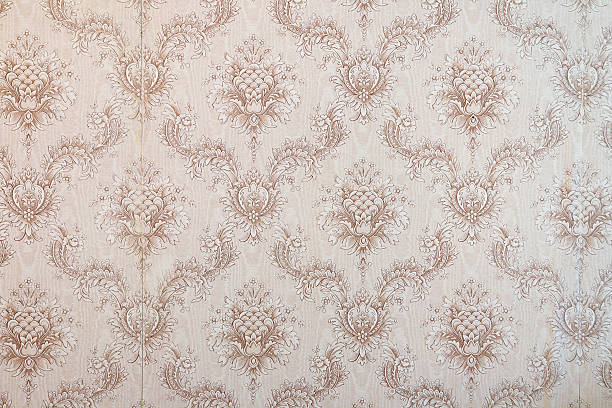 Old wallpaper stock photo