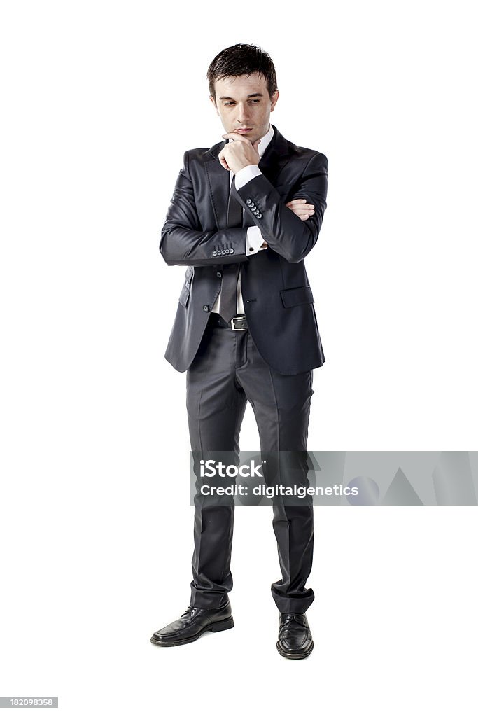 Ritratto di giovane uomo d'affari - Foto stock royalty-free di Adulto