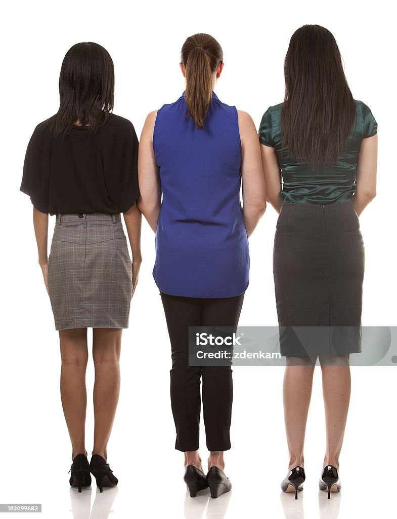 Três mulheres de Negócios - Royalty-free Detrás para Frente Foto de stock
