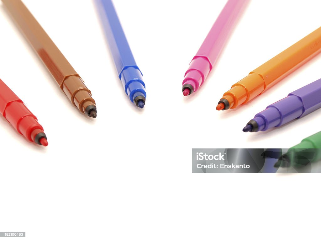 色のフェルトチップペン - まぶしいのロイヤリティフリーストックフォト