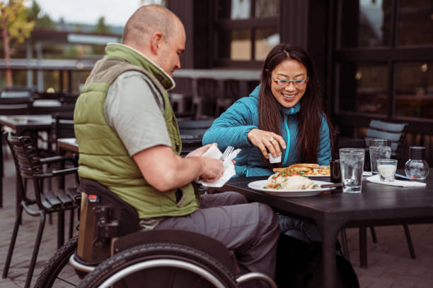 istock Friends enjoying brunch outdoors on cool, Autumn day 1821029999