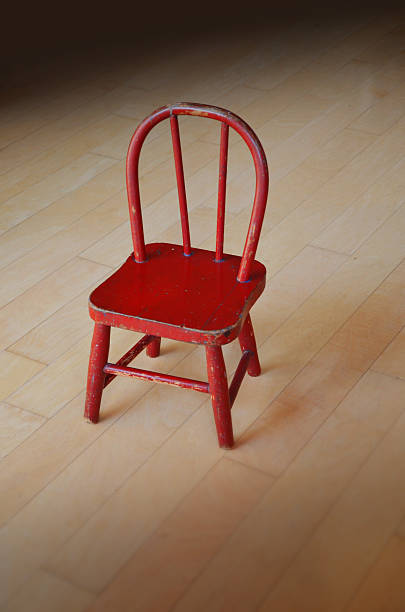 Little Red Chair stock photo