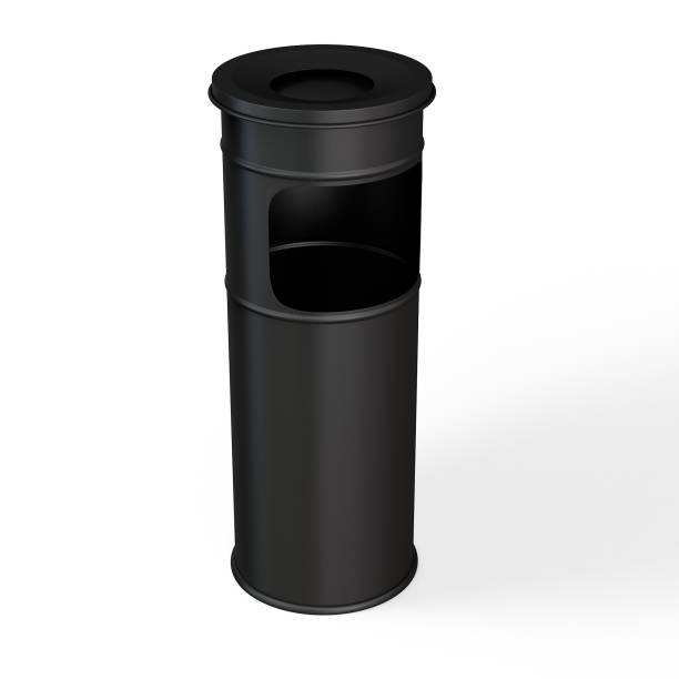 istock Ashtray Receptacle 3D Model on White Background 1821107260