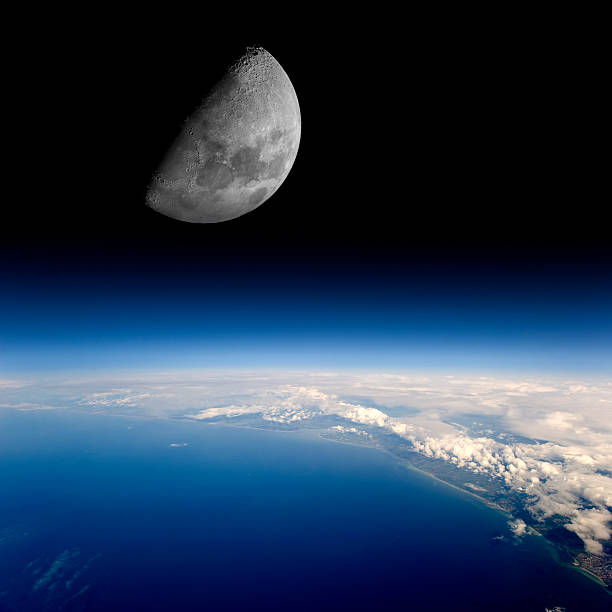 istock The Moon rises over planet Earth. 182114791