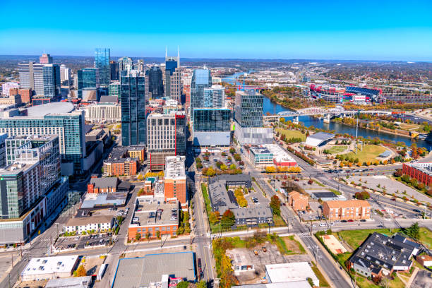 istock Nashville Cityscape Aerial 1821166464