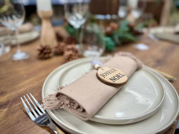 istock plate and napkin for christmas 1821203954