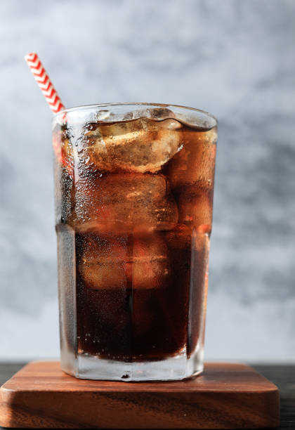 istock Iced Cola with Paper Straw 1821215600