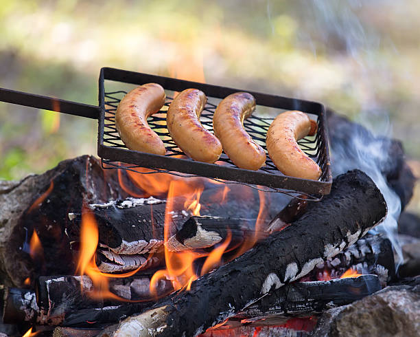 picnic al aire libre - foto de stock