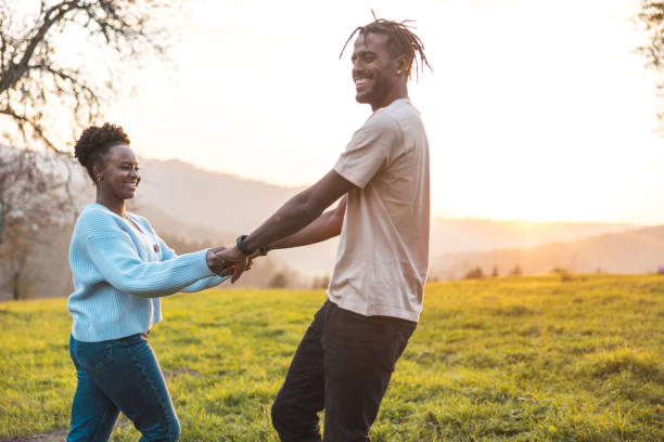 istock Nature's Playground: A Young Couple enjoying the Freedom 1821272959