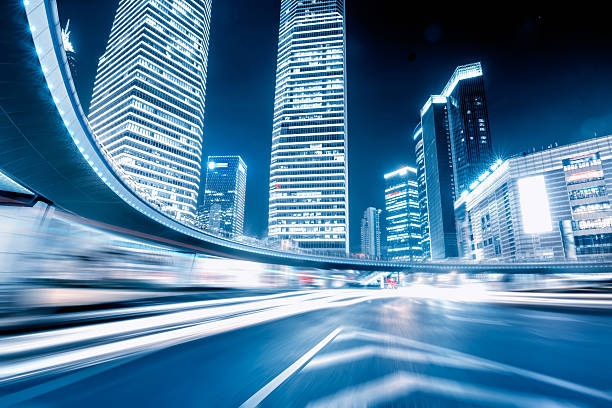 istock Fast moving cars at night 182135951