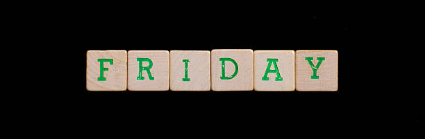 istock Friday spelled out in old wooden blocks 182138033