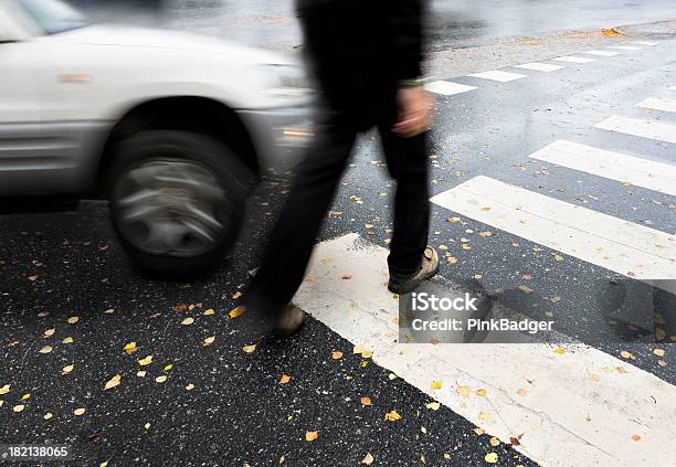 Dangerous Crossing Stock Photo - Download Image Now - Pedestrian, Crash, Misfortune