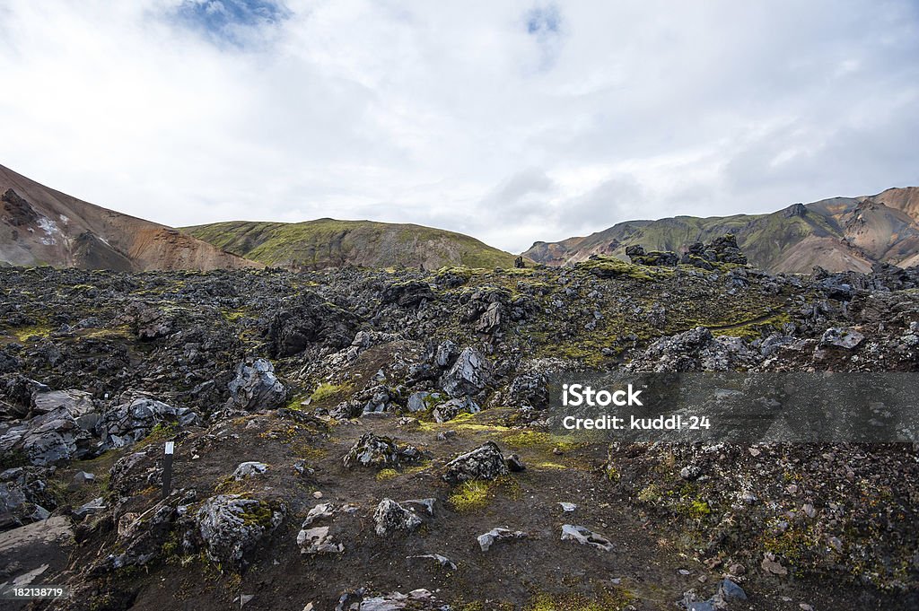 Südwest-Island-Landmannalaugar - Lizenzfrei Canyon Stock-Foto