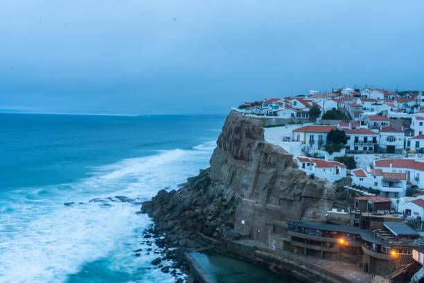 istock Azenhas do Mar Viewpointon Cloudy Evening. Portugal. 1821393547
