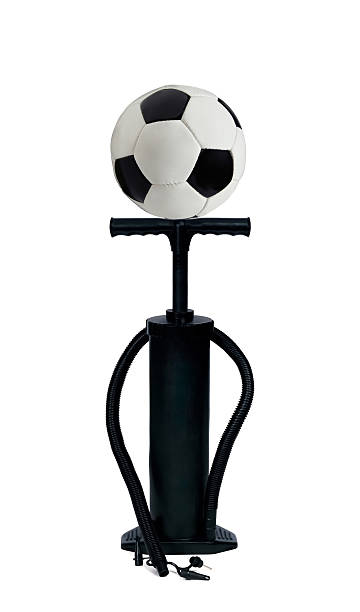 istock pump and football ball isolated 182142359