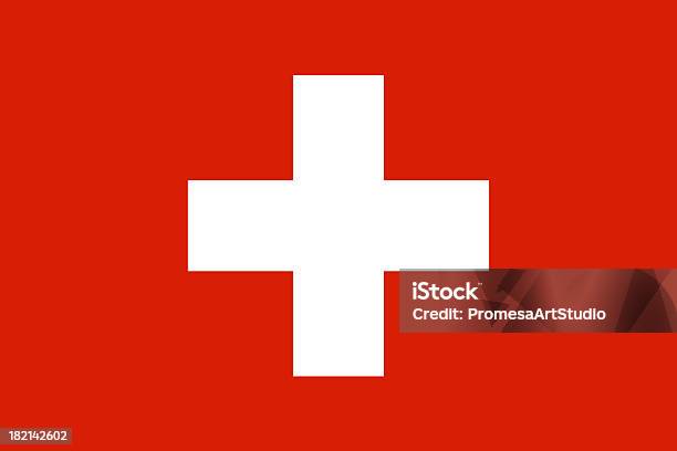 Bandeira Da Suíça - Fotografias de stock e mais imagens de Bandeira - Bandeira, Bandeira da Suíça, Berna