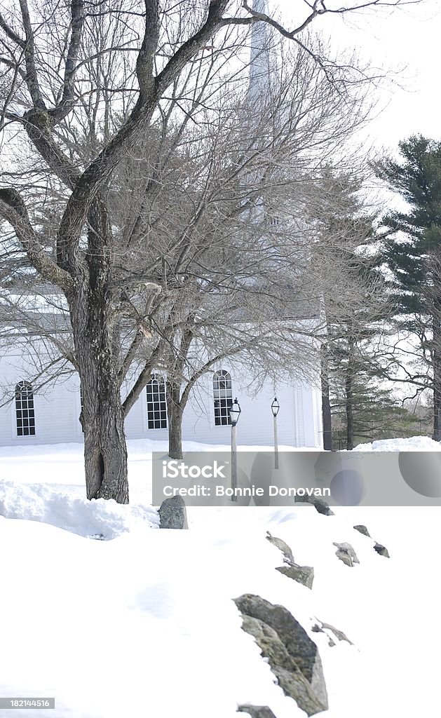 Martha Mary Chapel en invierno - Foto de stock de Sudbury - Canadá libre de derechos