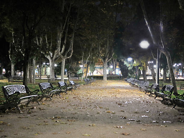 istock Banks in the park 182145058