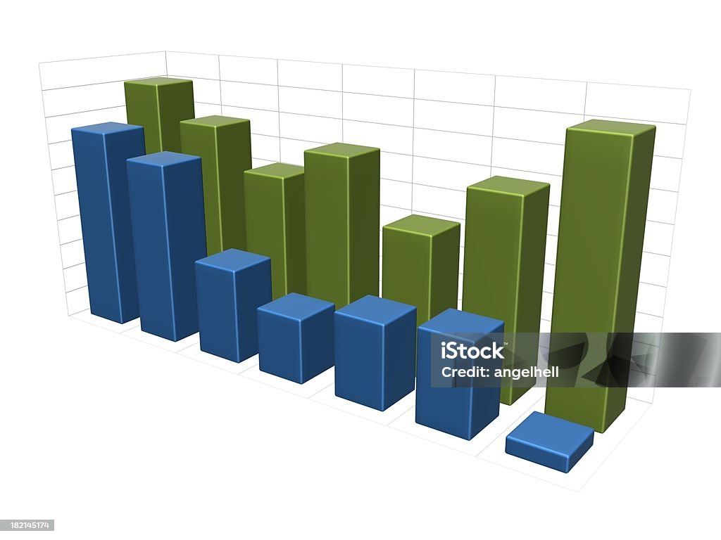 Gráfico de barras - Foto de stock de Aprimoramento royalty-free