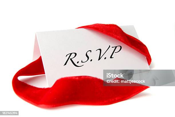 Rsvp Stock Photo - Download Image Now - RSVP, Invitation, Celebration Event