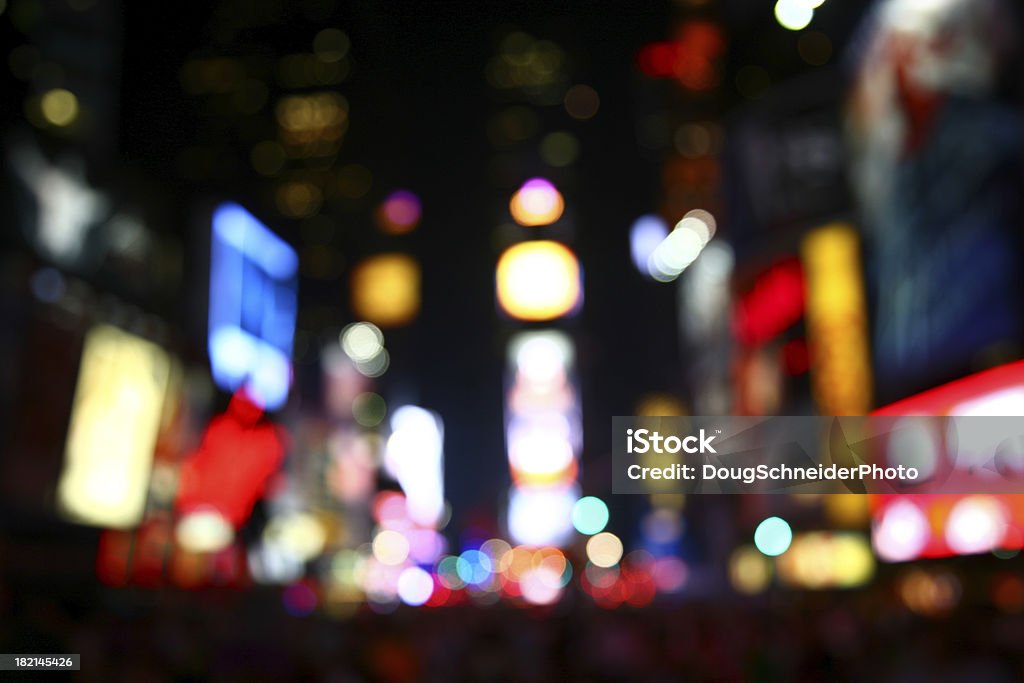 Sans mise au point de Times Square, à New York - Photo de Abstrait libre de droits