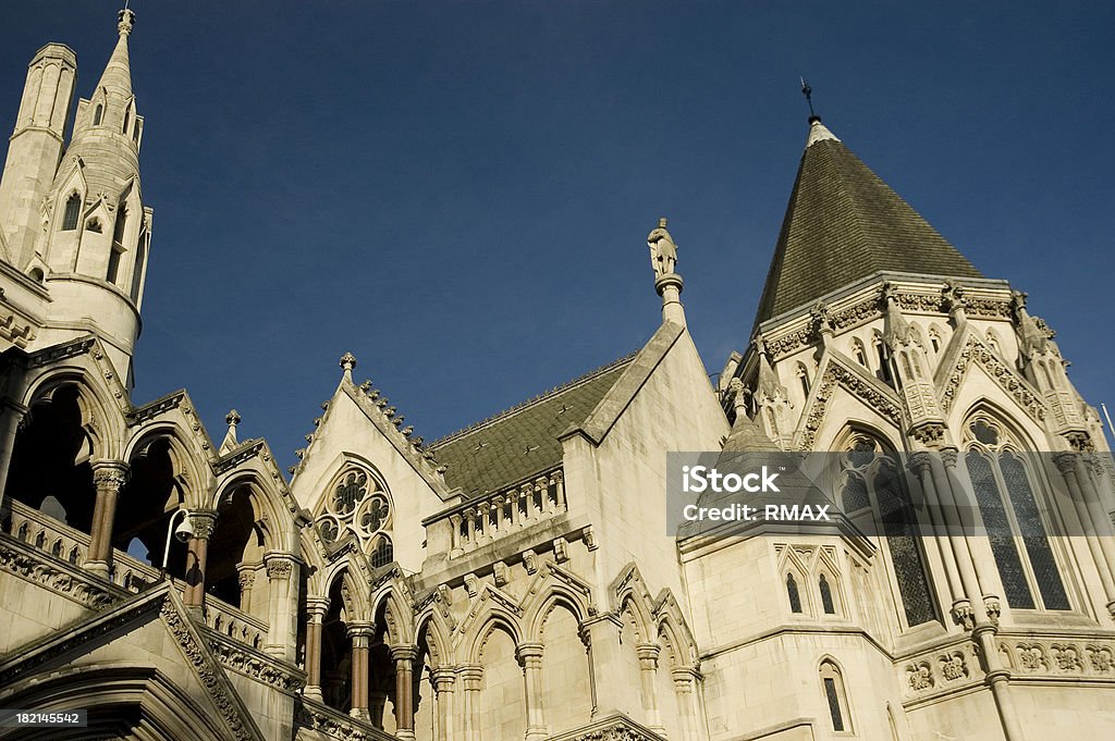 Royal Courts of Justice Londres - Foto de stock de Palácio de justiça royalty-free
