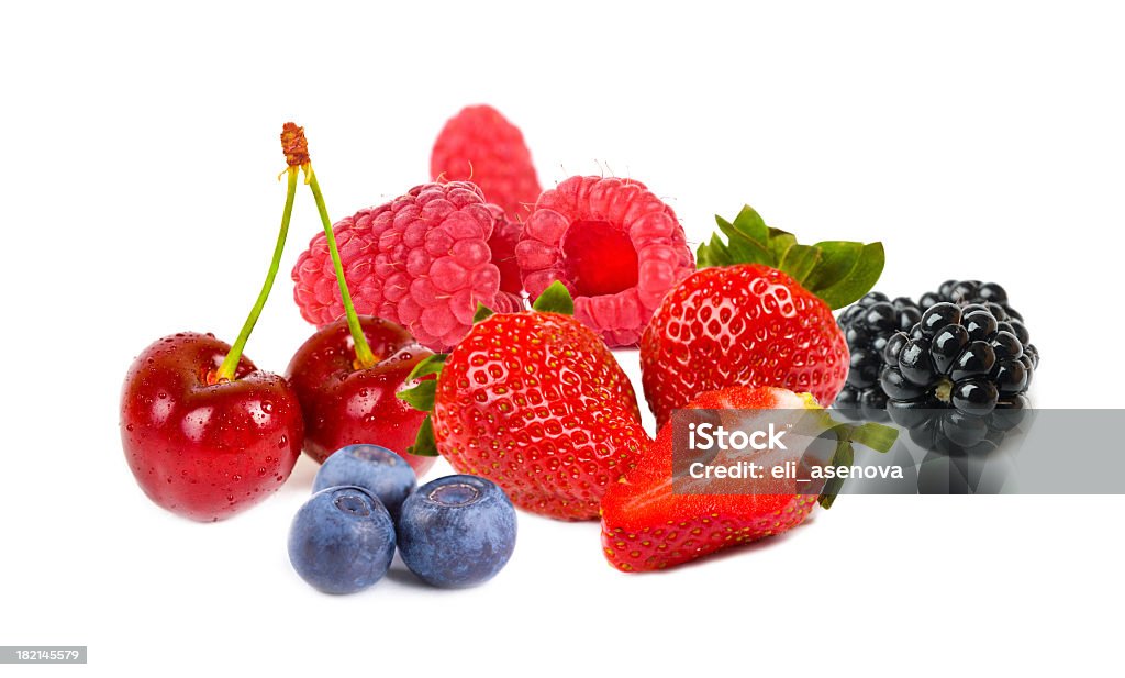 Frutas silvestres - Foto de stock de Framboesa royalty-free