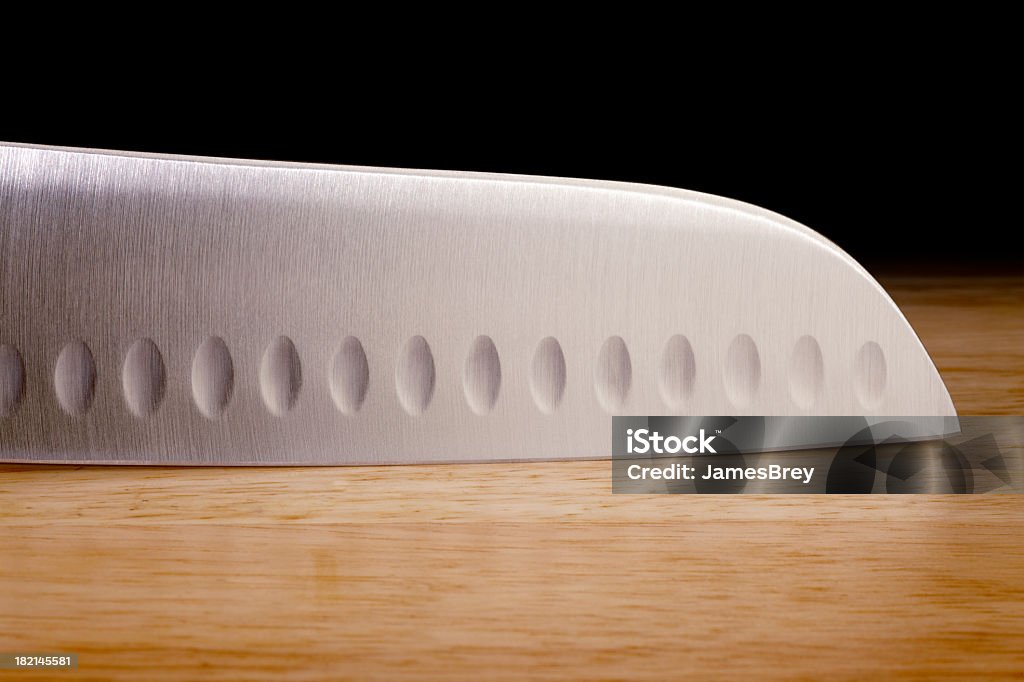 Chefkoch Messer auf Schneidebrett Hintergrund - Lizenzfrei Klinge Stock-Foto