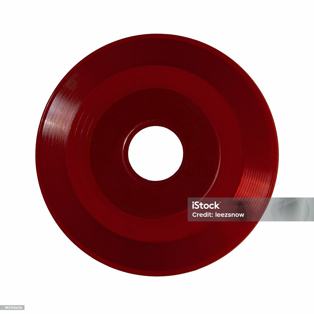 45 Vintage registro de vinilo roja - Foto de stock de Disco - Audio analógico libre de derechos