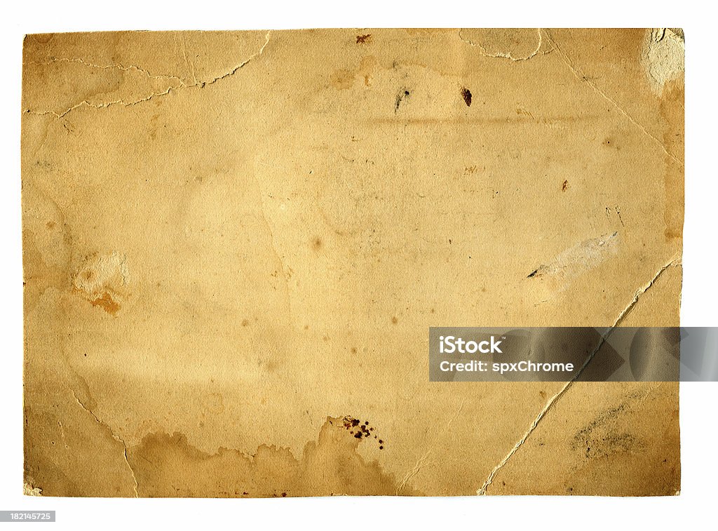 Foto di un anziano strato - Foto stock royalty-free di Carta