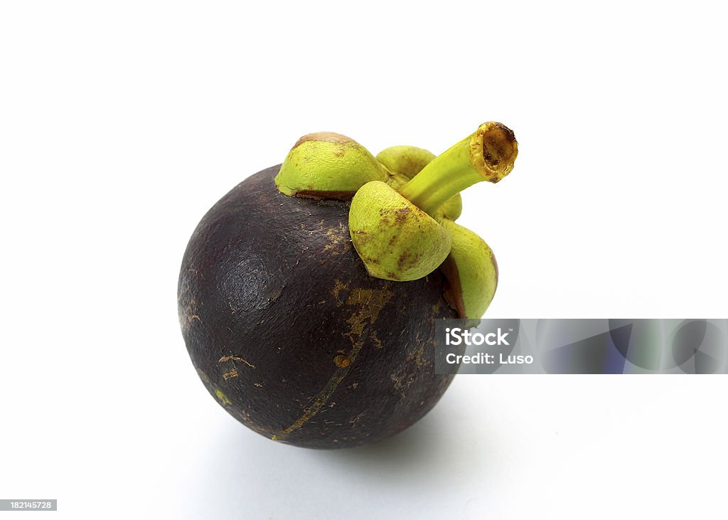 Mangostan экзотические фрукты - Стоковые фото Мангостин роялти-фри