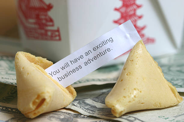 fortune - opportunity risk fortune cookie fortune telling 뉴스 사진 이미지